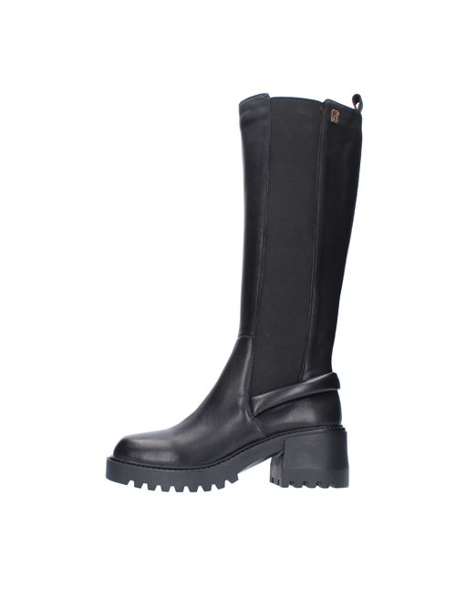 Boots model MA31 in nappa leather and fabric MANUFACTURE D'ESSAI | MA31NERO